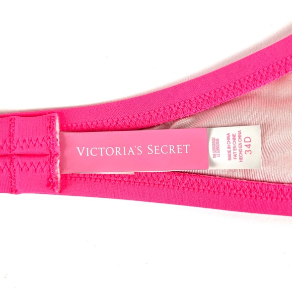 Victoria’s Secret Hot Pink Gorgeous Push-Up Top & Cheeky Bottom Bikini - Picture 4 of 11